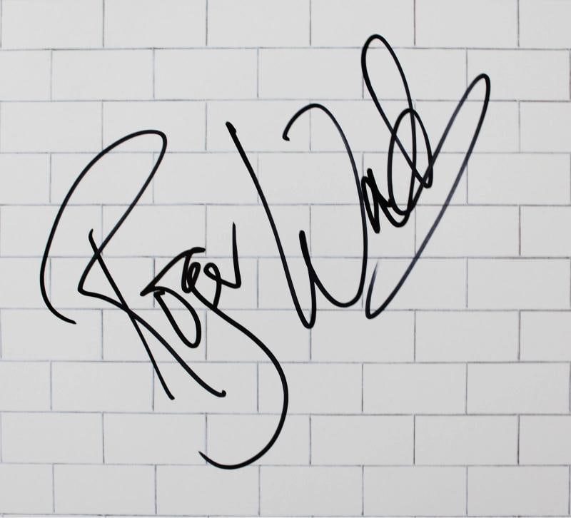 Roger Waters Pink Floyd Signed The Wall Album Cover W/ Vinyl (Beckett) - 3