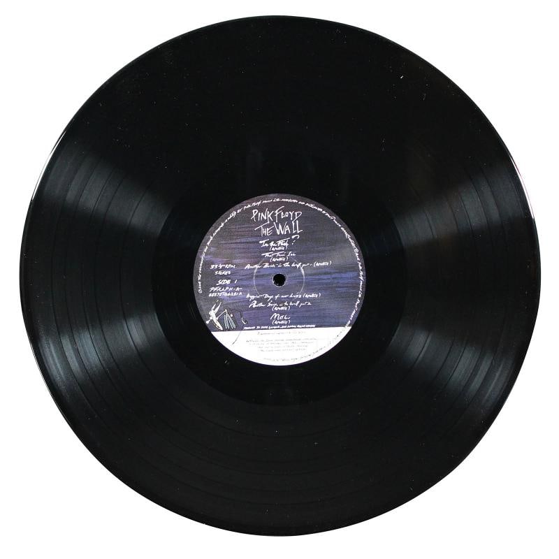 Roger Waters Pink Floyd Signed The Wall Album Cover W/ Vinyl (Beckett) - 5