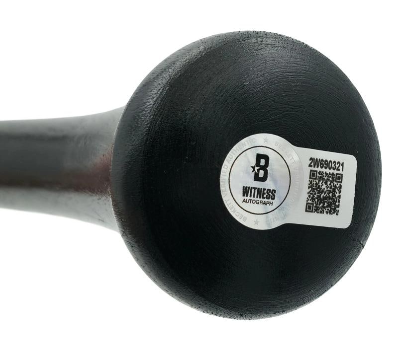 Ken Griffey Jr. & Sr Auto Black L Slugger Pro Stock Bat Mariners Back To Back HR - 6
