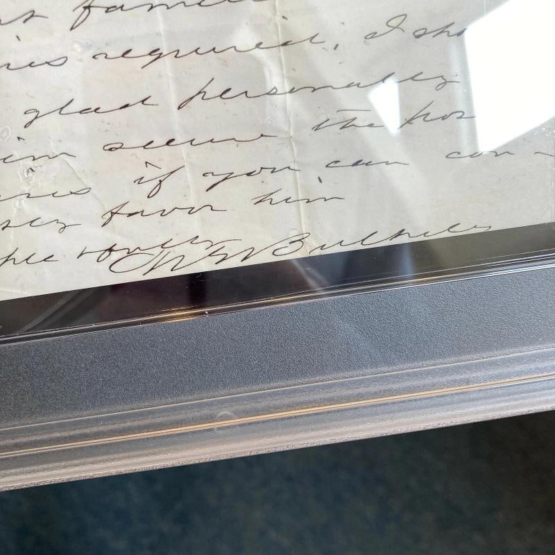 Morgan Bulkeley Twice Signed 1884 Handwritten Letter PSA DNA 8 Hall Of Fame Auto - 6