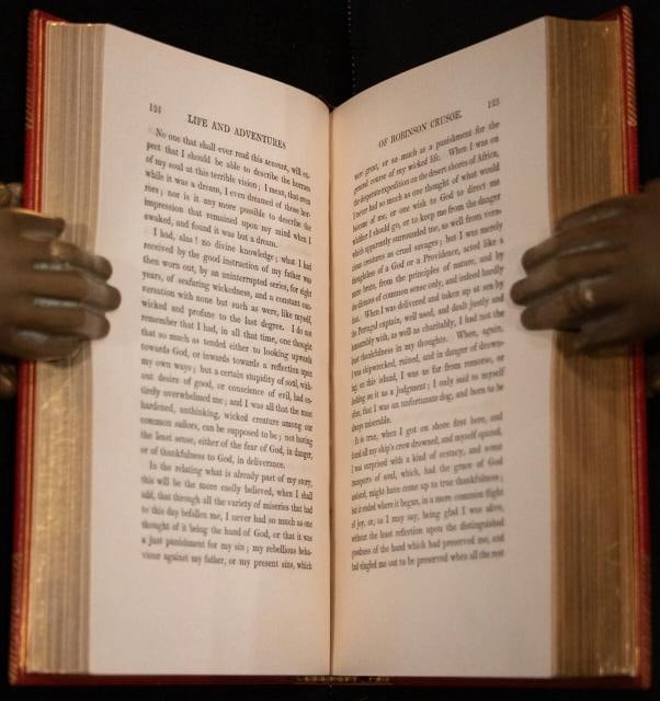 1831 Robinson Crusoe Daniel Defoe Bound by Bayntun Extra Illustrated Fine Scarce - 14