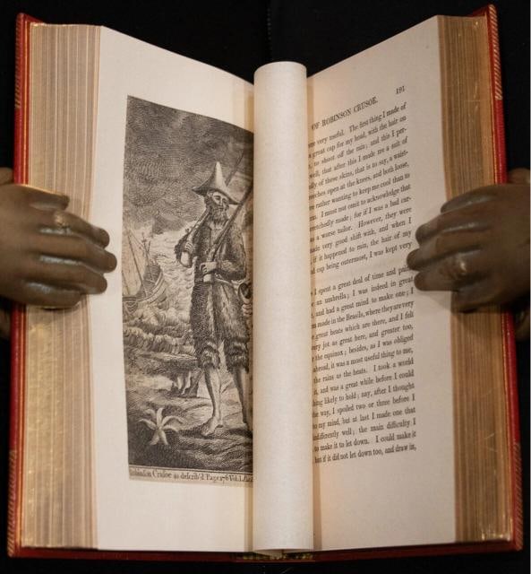 1831 Robinson Crusoe Daniel Defoe Bound by Bayntun Extra Illustrated Fine Scarce - 15