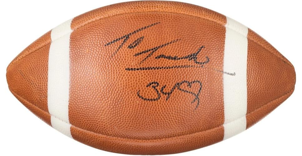 Walter Payton Sweetness Signed Vintage Wilson Football PSA DNA & Beckett COA - 2