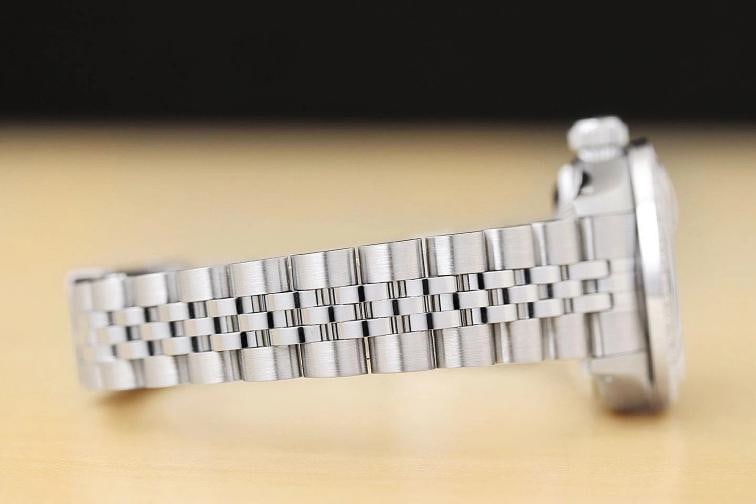 ROLEX LADIES DATEJUST 69174 WHITE DIAL 18K WHITE GOLD STEEL DIAMOND WATCH - 8
