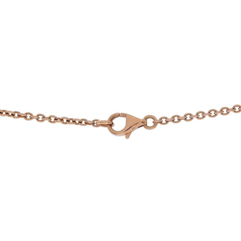 Cartier Love Interlocking Necklace 18K Rose Gold - 3