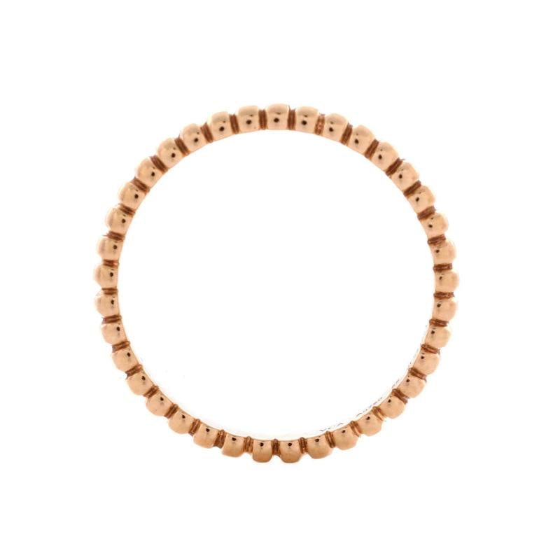 Van Cleef & Arpels Perlee Ring 18K Rose Gold Small - 3