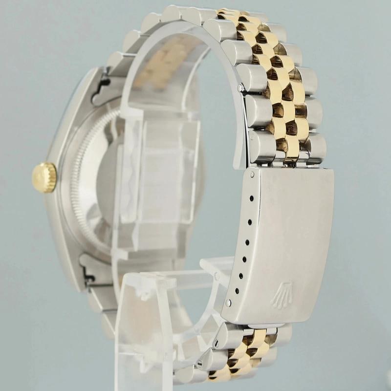 MINT Rolex DateJust 16233 Two Tone Yellow Gold Jubilee Diamond Anniversary Dial - 5