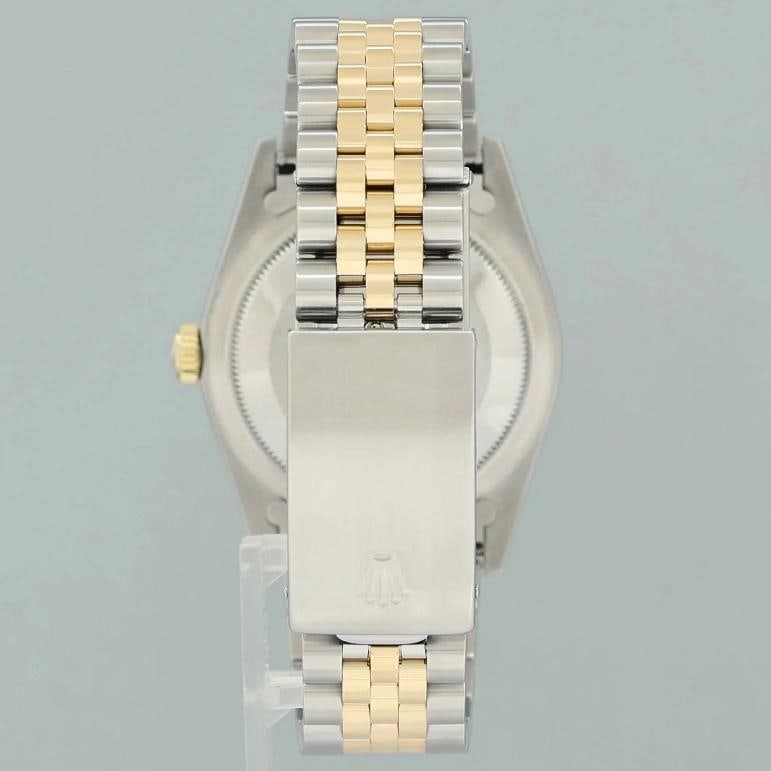 MINT Rolex DateJust 16233 Two Tone Yellow Gold Jubilee Diamond Anniversary Dial - 6