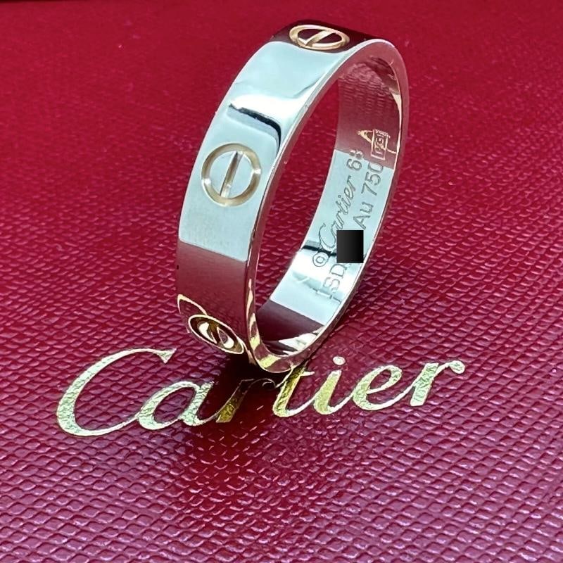 CARTIER Love Ring in Pink Gold Size 68 5.5 MM - 11