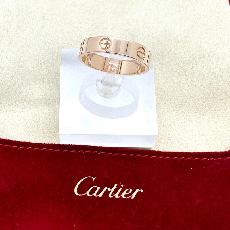 CARTIER Love Ring in Pink Gold Size 68 5.5 MM: Condition: Pre-owned - Excellent: This item has been previously worn; however, it is in excellent condition. ... Read moreabout the conditionPre-owned - Excellent: This item has been previously worn;