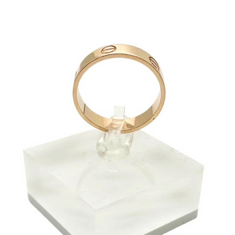 CARTIER Love Ring in Pink Gold Size 68 5.5 MM - 6