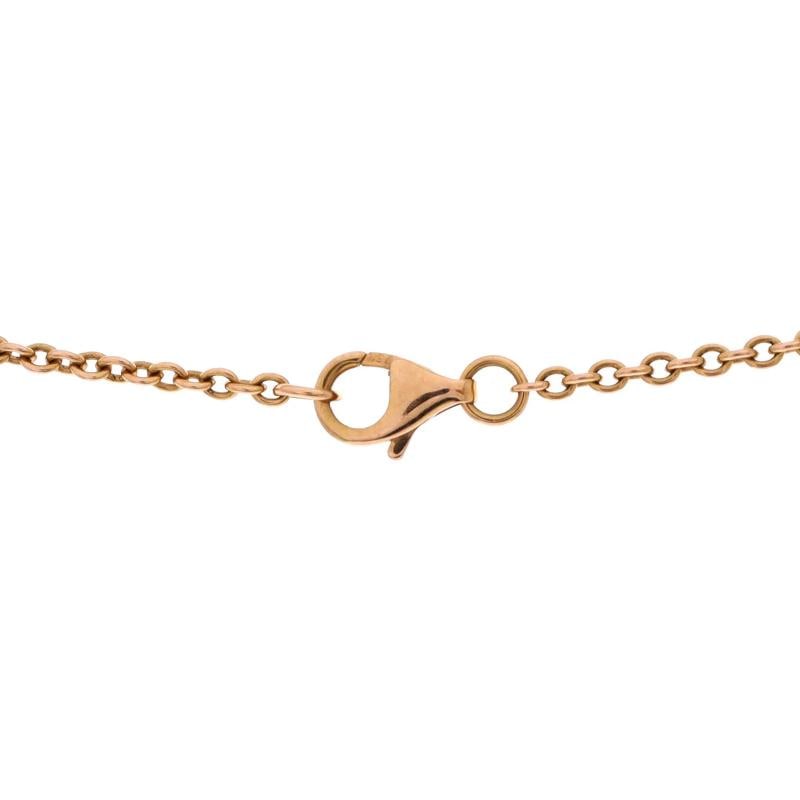 Cartier Love Interlocking Necklace 18K Rose Gold - 3