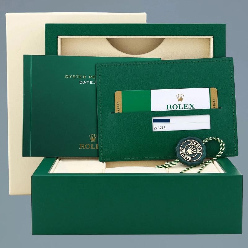 MINT 2020 PAPERS Ladies Rolex DateJust MidSize 31mm Mop Diamond 278273 Watch Box - 7