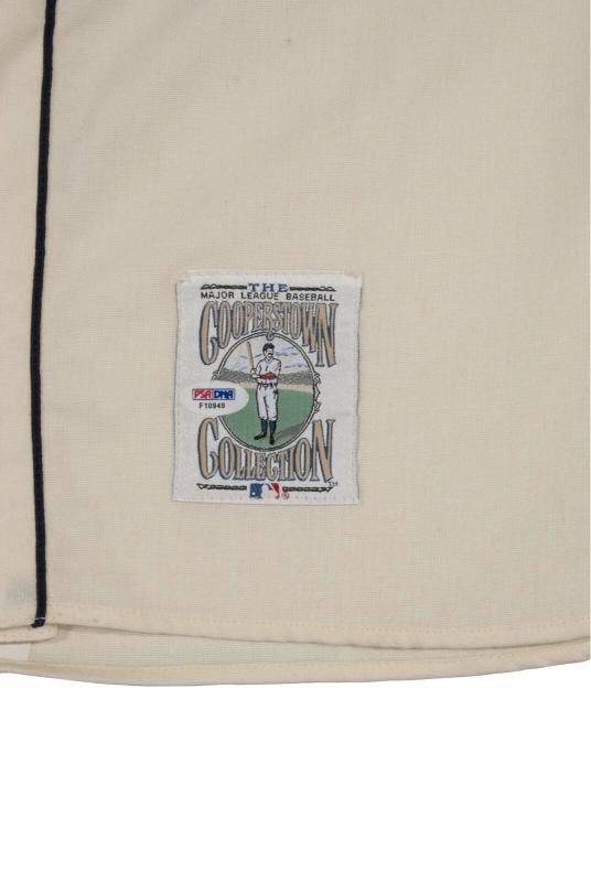 Rare Charlie Gehringer Signed Autographed Detroit Tigers Jersey With PSA DNA COA - 4