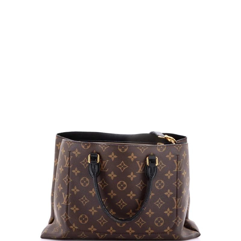 Louis Vuitton Flower Tote Monogram Canvas with Leather - 3
