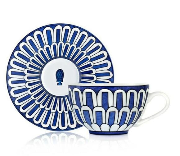 NEW HERMES BLEUS D'AILLEURS PAIR TEACUPS & SAUCERS #P030016P BRAND NIB RARE: Condition: New: A brand-new, unused, unopened, undamaged item in its original packaging (where packaging is ... Read moreabout the conditionNew: A brand-new, unused, unopened, undamaged item in its or