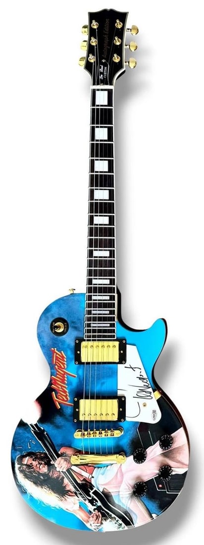 Ted Nugent Signed Guitar Custom Graphics JSA COA Weekend Warriors Cat Scratch - 2