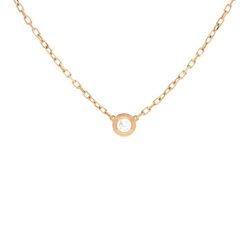 Cartier Cartier D'Amour Pendant Necklace 18K Rose Gold with Diamond Small: Condition: Pre-owned - Good,Brand: Cartier,Main Stone: Diamond,Metal: 18K Rose Gold,Metal Purity: 18K,Style: Pendant,Type: Necklace,Color: Rose Gold,Material: 18K Yellow Gold, Diamond, 18K Rose Gold