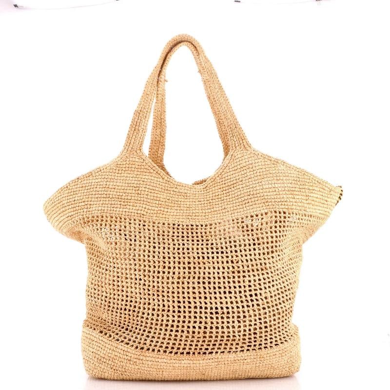 Saint Laurent Icare Shopping Tote Raffia Maxi - 4