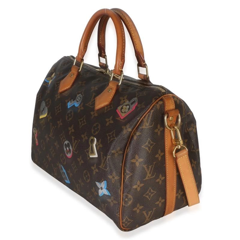 Louis Vuitton Monogram Canvas Love Lock Speedy Bandouliere 30 - 2