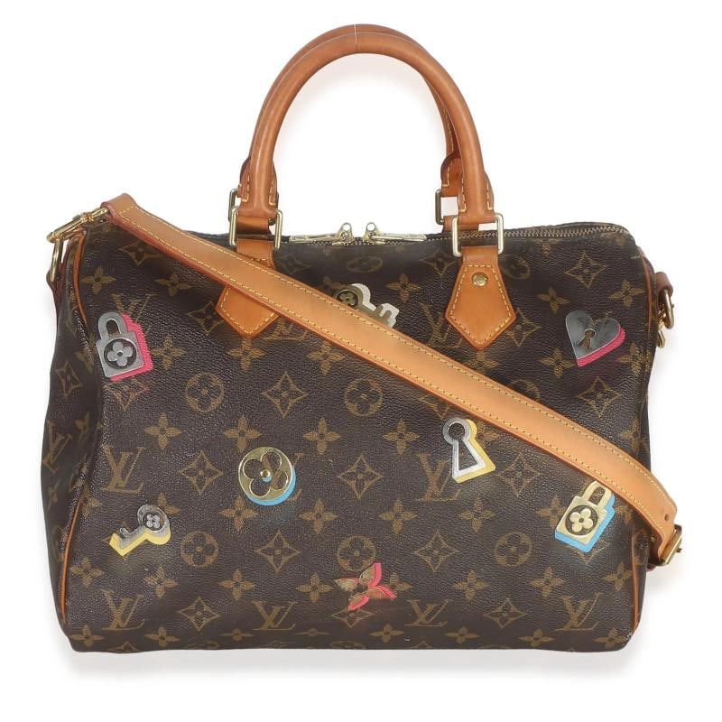 Louis Vuitton Monogram Canvas Love Lock Speedy Bandouliere 30 - 4