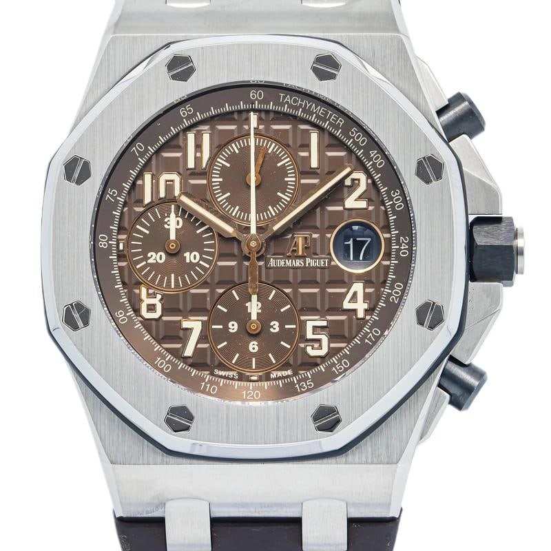 Audemars Piguet Royal Oak Offshore 26470ST SS Brown Dial Auto Men's Watch 42mm - 2