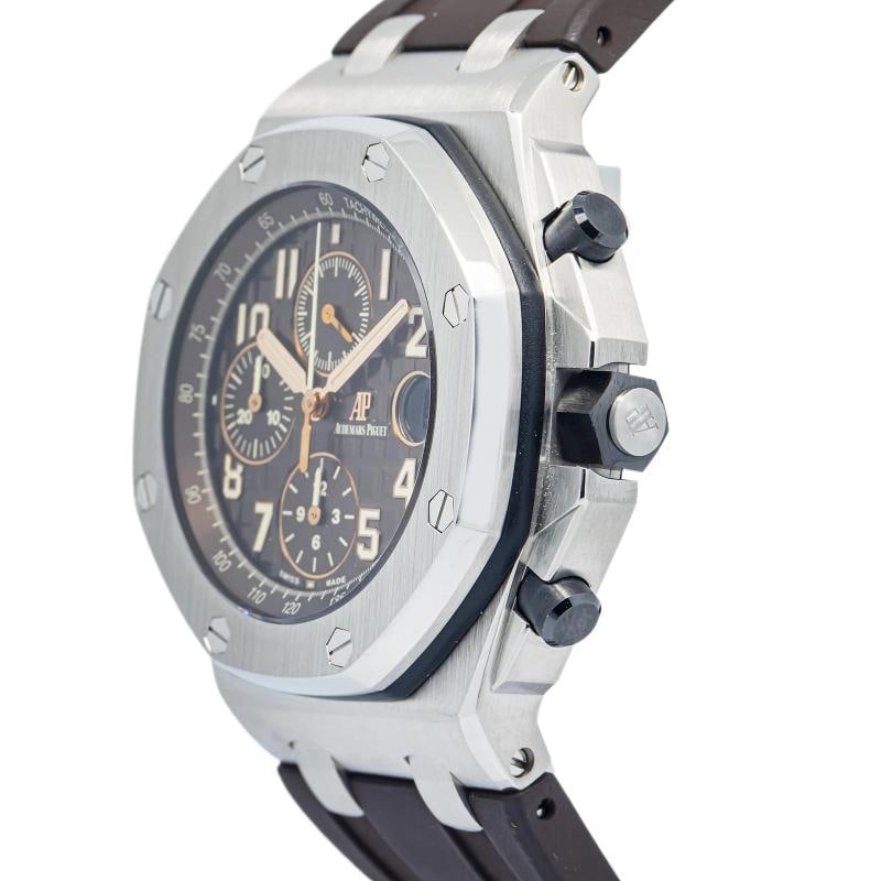 Audemars Piguet Royal Oak Offshore 26470ST SS Brown Dial Auto Men's Watch 42mm - 3