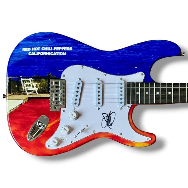 Red Hot Chili Peppers Signed Guitar Lot of 4 JSA COA Kiedis Frusciante Flea +1 - 3