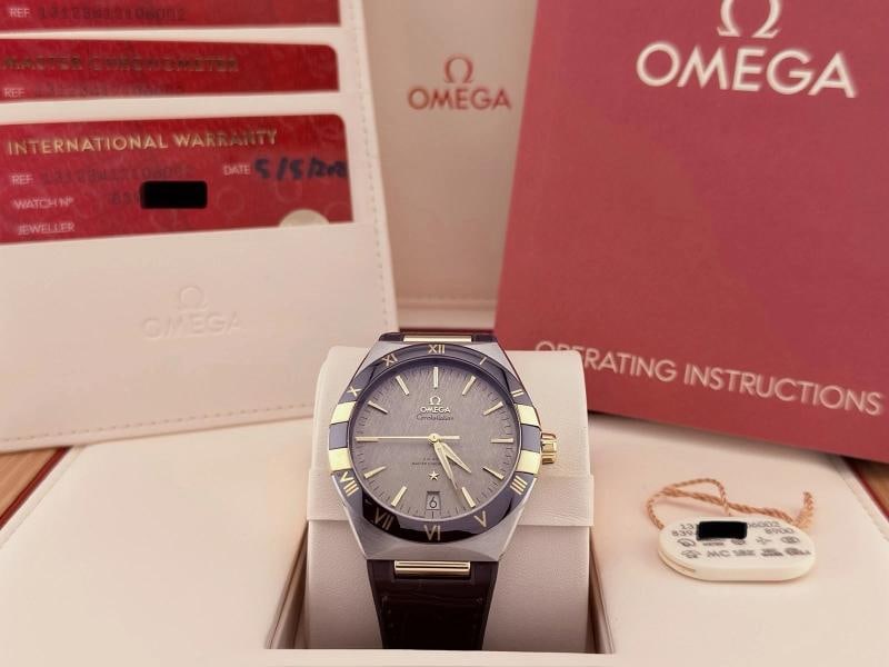 Omega Constellation 131.23.41.21.06.002 41mm 18K Yellow Gold Steel Box Paper - 13