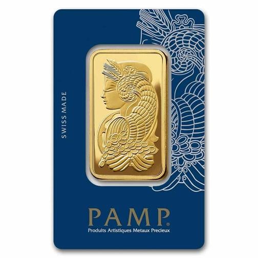 50 gram Gold Bar PAMP Suisse Lady Fortuna VeriscanÃ‚Â® (In Assay) .9999 Fine (1 of 4)