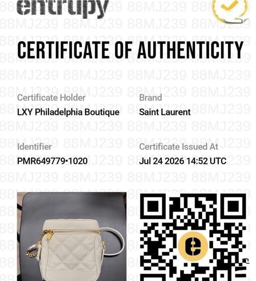 Saint Laurent 80's Vanity Shoulder Bag Blanc Vintage Quilted Calfskin (2020) - 14