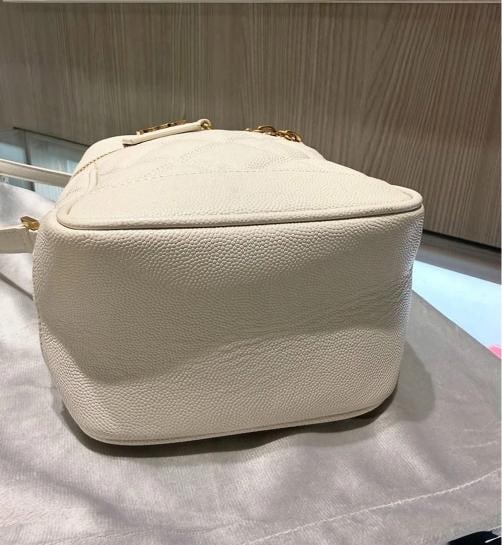 Saint Laurent 80's Vanity Shoulder Bag Blanc Vintage Quilted Calfskin (2020) - 7