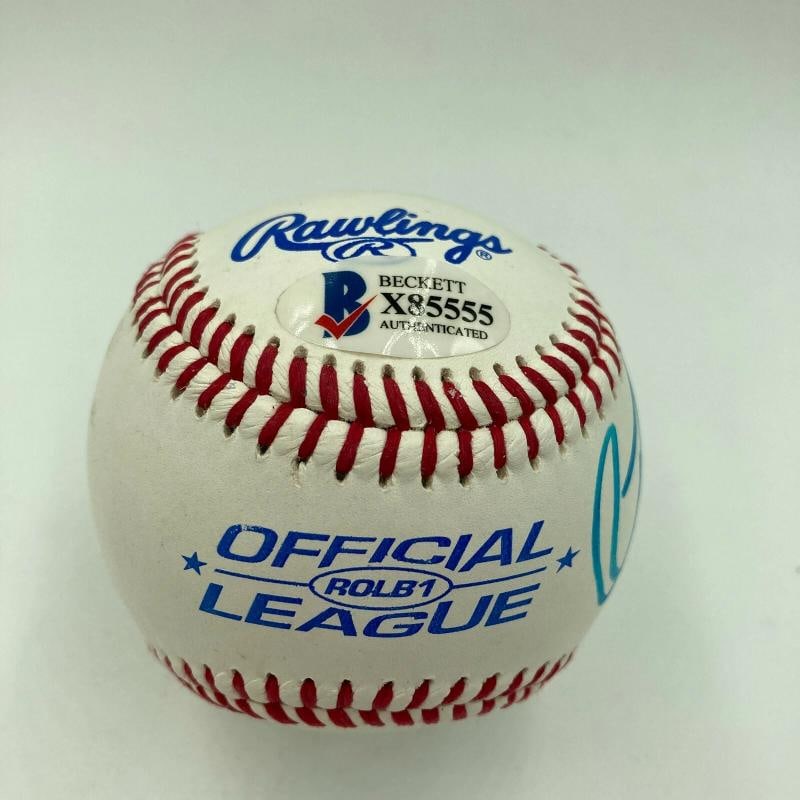 Rare Justin Bieber Signed Autographed Baseball With Beckett COA - 2