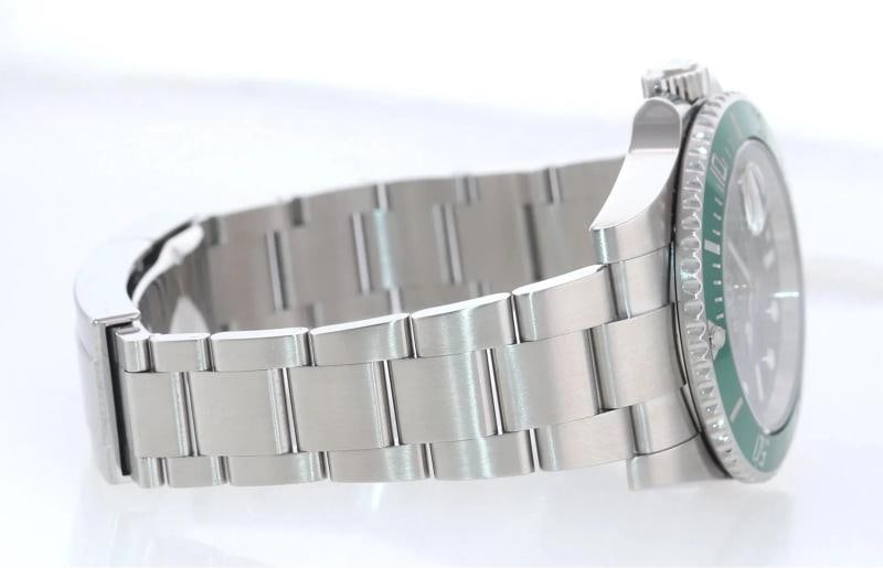 2013 MINT PAPERS Rolex Submariner Hulk Green Dial Ceramic 116610LV Steel Watch - 5