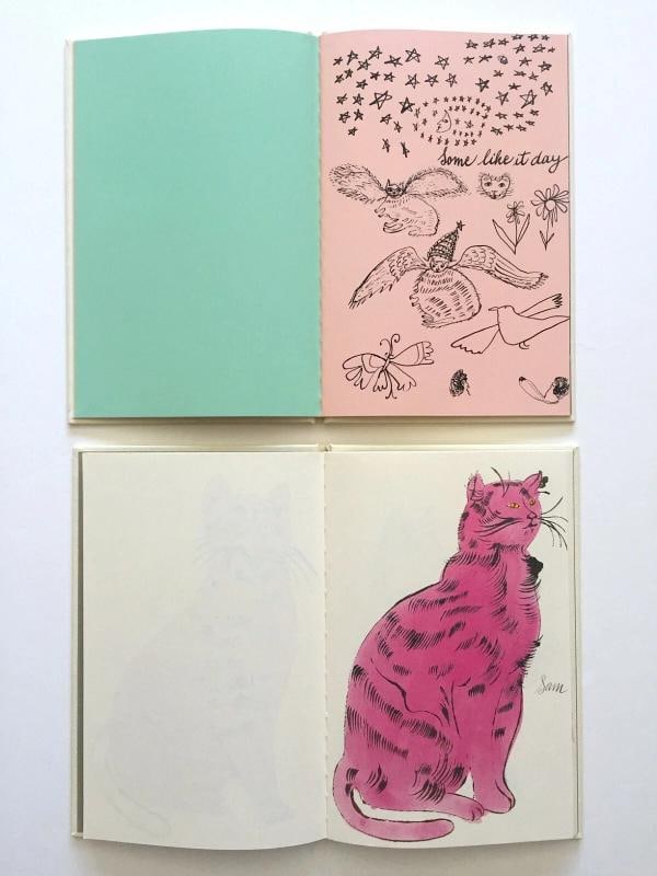 ANDY WARHOL RARE 1987 1ST ED "25 CATS NAME SAM" COLLECTOR'S SLIPCASE 2 BOOK SET - 7