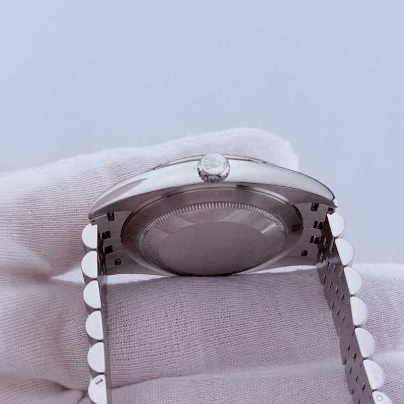 2024 Rolex Datejust 41 126334 Mint Green Dial 18K Gold Bezel Steel Box Papers - 7