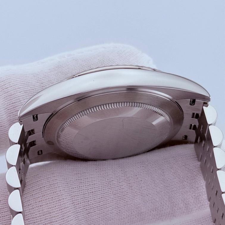 2024 Rolex Datejust 41 126334 Mint Green Dial 18K Gold Bezel Steel Box Papers - 8