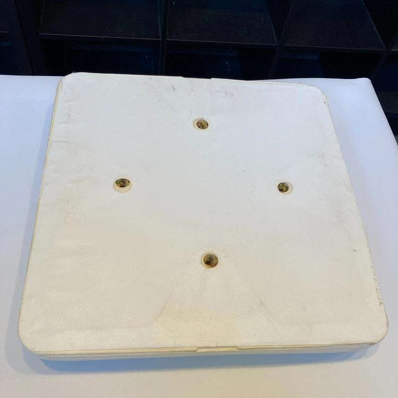 Willie Mays & Duke Snider Signed Vintage Baseball Base With JSA COA - 7