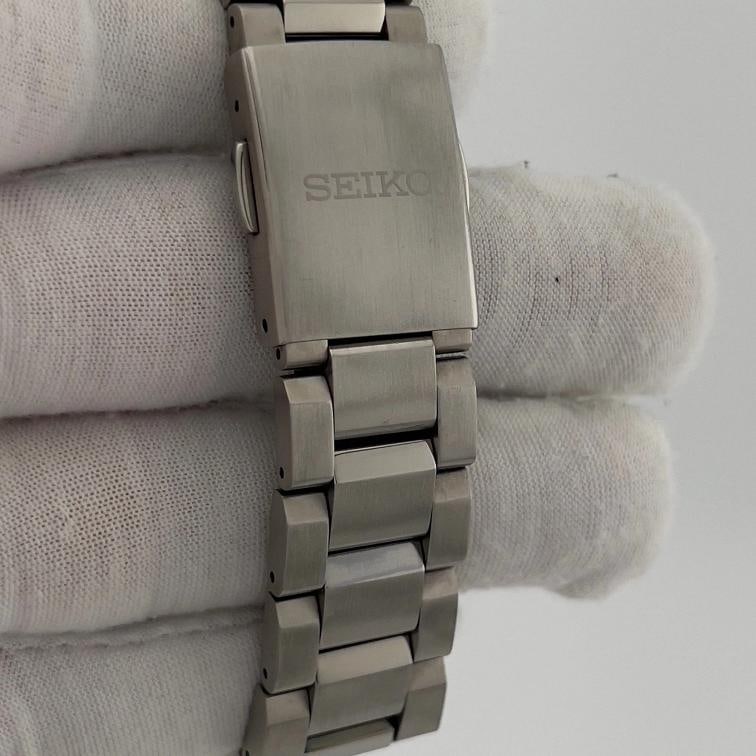 Seiko Prospex LX GMT Spring Drive SNR033 44.8mm Blue Black Titanium Box Papers - 9