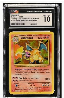 CGC 10 Charizard 2023 PokÃ©mon TCG Classic Holo #003/034
