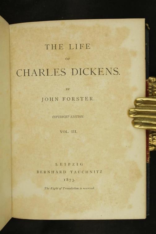 John Forster / The Life of Charles Dickens 1872 - 15