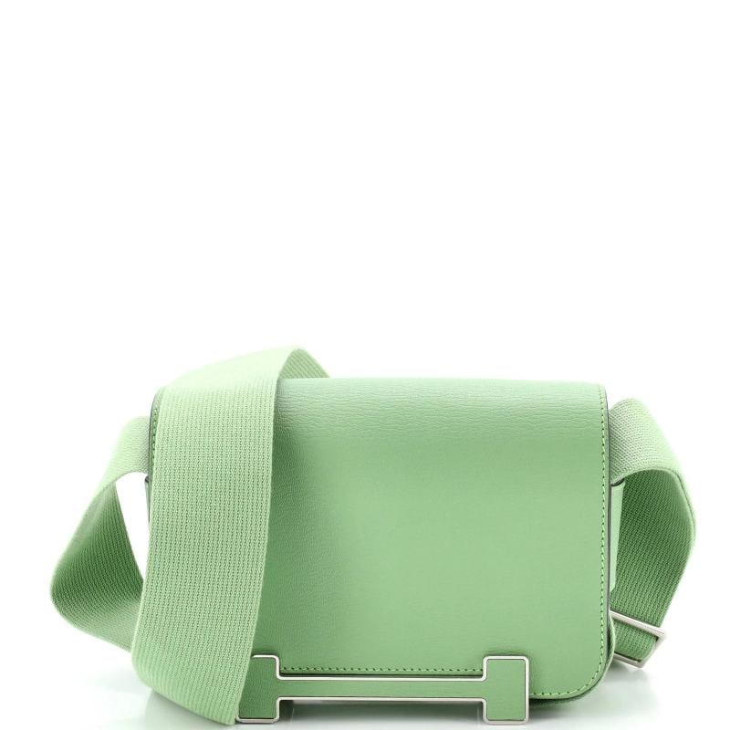 Hermes Geta Bag Chevre Mysore: Condition: Pre-owned - Excellent,Brand: Hermes,Exterior Material: Leather,Style: Shoulder Bags,Exterior Color: Green,Department: Women,Size: Unknown,Accessories: Dust Bag Condition: Great. Exterior: