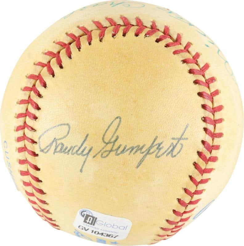 Mickey Charles Mantle Full Name Signed American League Baseball PSA DNA COA - 2