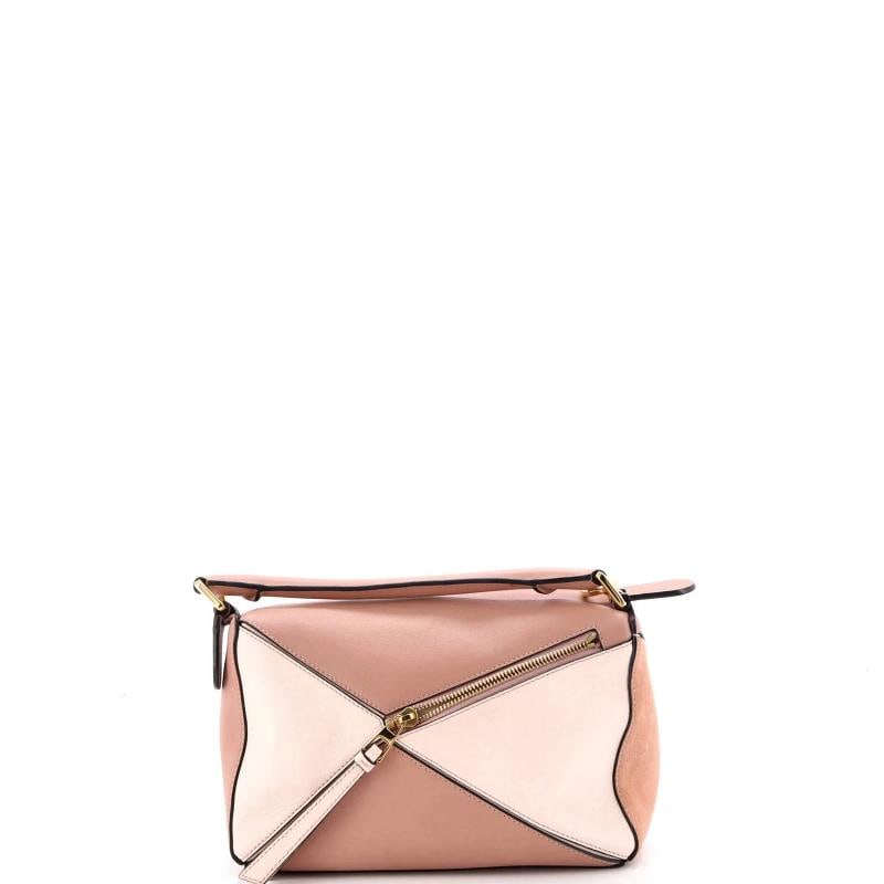 Loewe Puzzle Bag Leather and Suede Small - 3