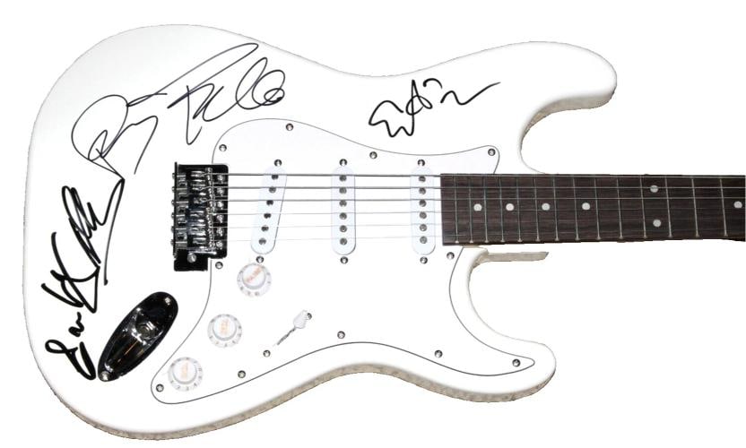 JANE'S ADDICTION BAND SIGNED ELECTRIC GUITAR x4 BECKETT COA PERRY DAVE NAVARRO++: Industry: Music,Signed: Yes,Autograph Authentication: Beckett,Object Type: Guitar & Guitar Pick,Original/Reproduction: Original,Country of Origin: United States
