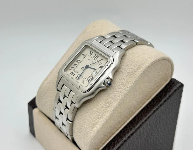 Cartier Panthere Jumbo W25032P5 Ref 1300 29mm Stainless Steel - 3