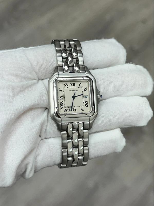 Cartier Panthere Jumbo W25032P5 Ref 1300 29mm Stainless Steel - 6
