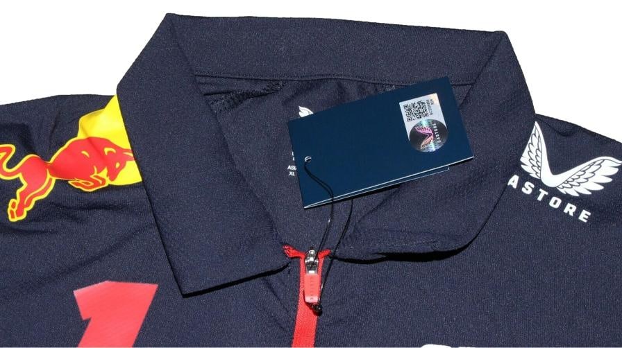 MAX VERSTAPPEN SIGNED RED BULL RACING F1 FORMULA F1 TEAM POLO SHIRT BECKETT COA - 4