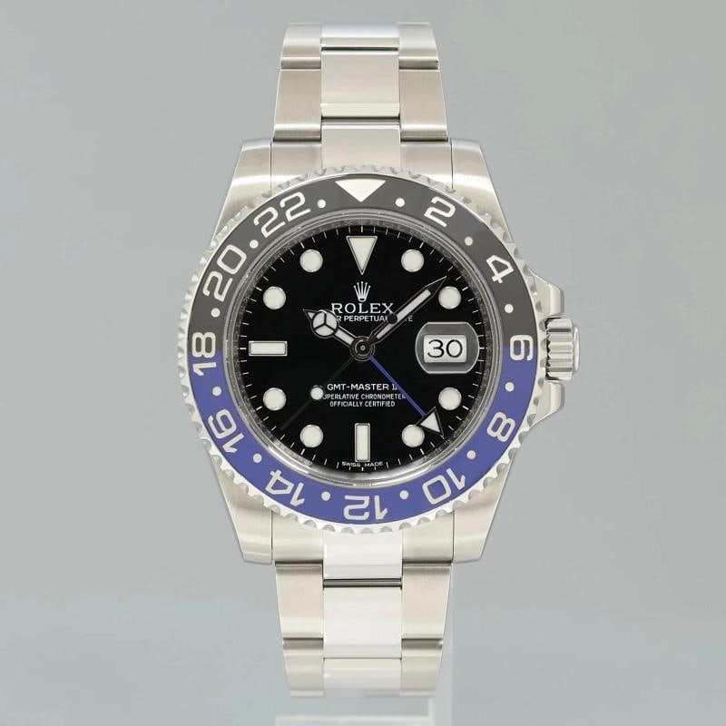 2014 MINT PAPERS Rolex GMT Master II 116710 BLNR 40mm Steel Batman Blue Watch - 2