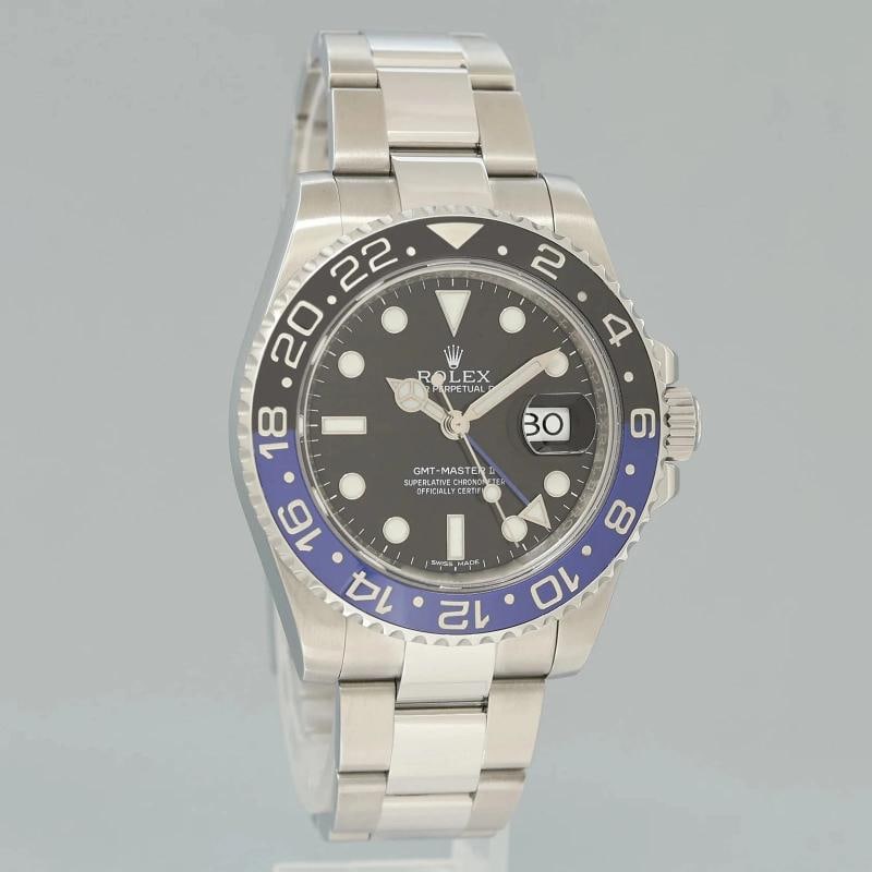 2014 MINT PAPERS Rolex GMT Master II 116710 BLNR 40mm Steel Batman Blue Watch - 3